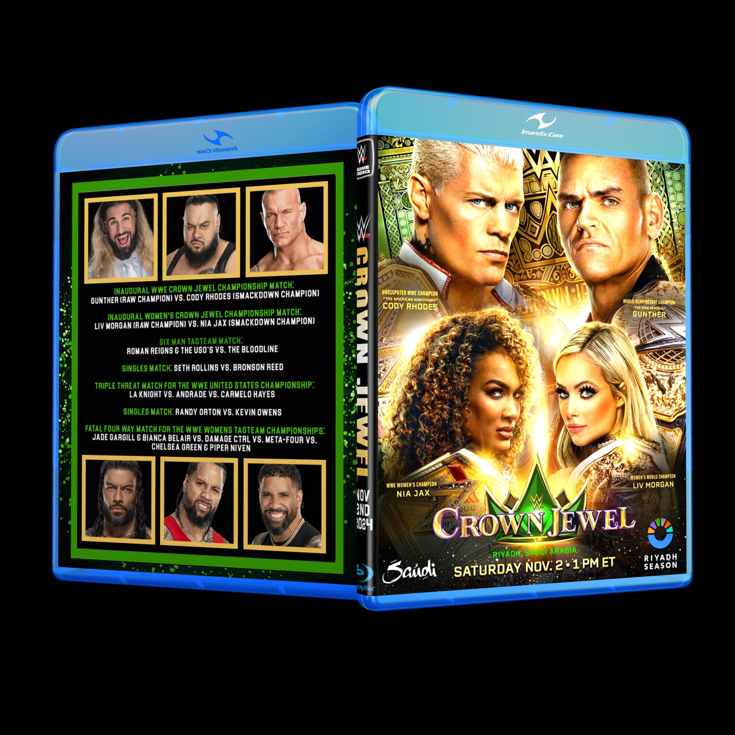 WWE Crown Jewel Blu-ray 2024