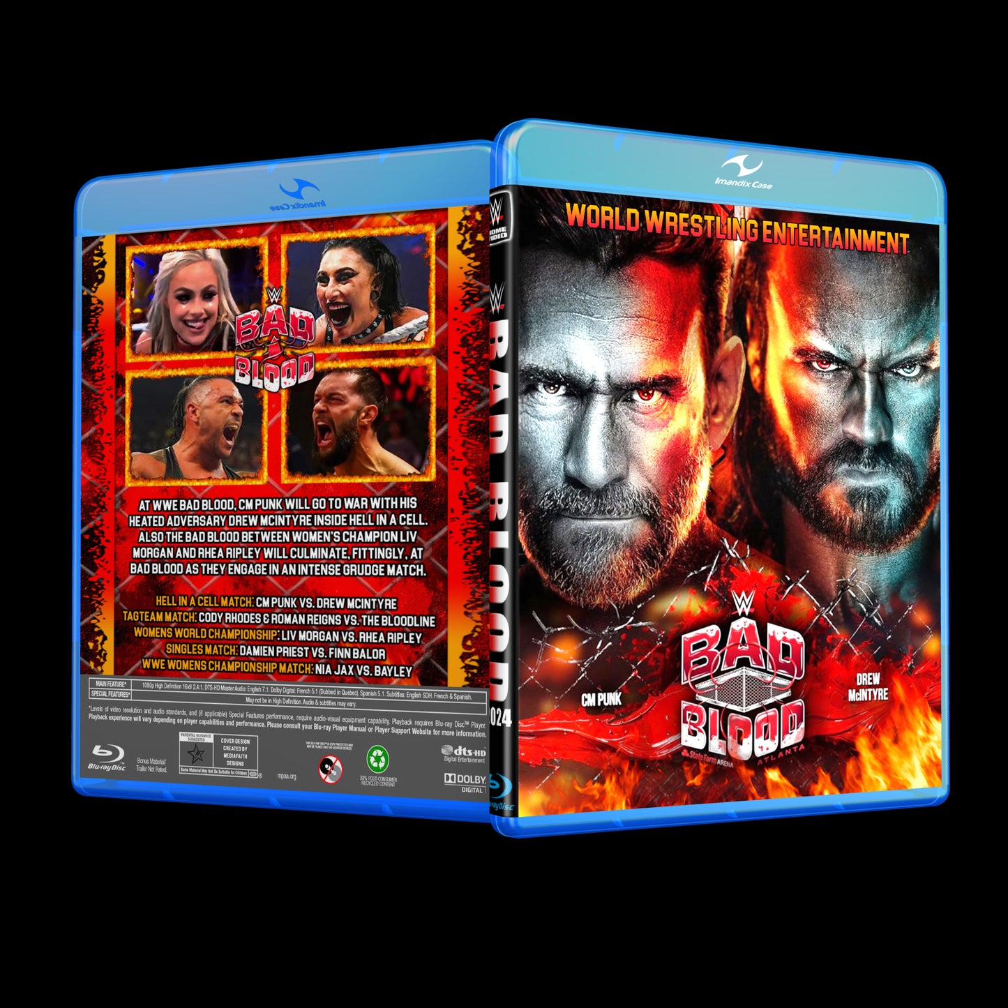 WWE Bad Blood Blu-ray 2024