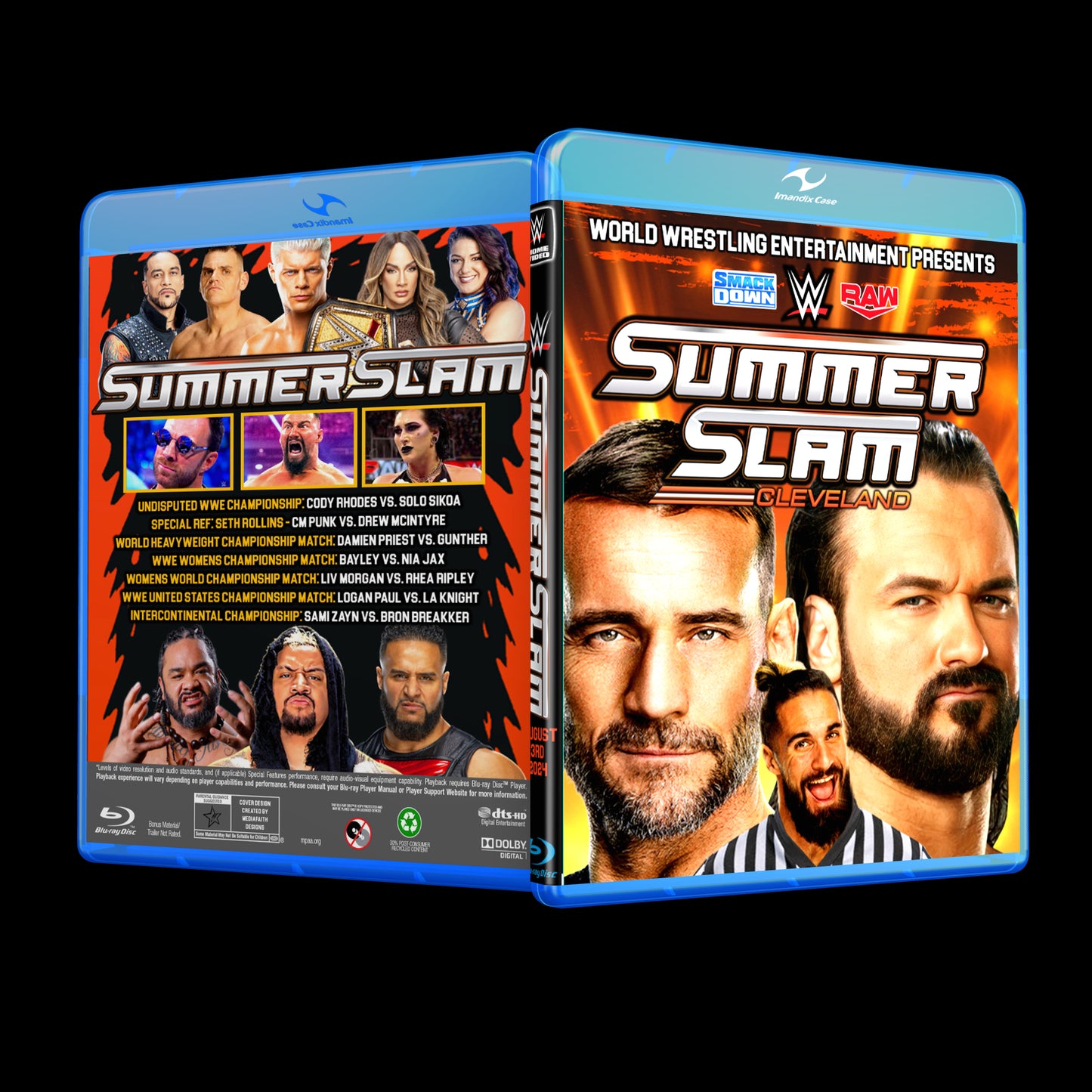 WWE SummerSlam Blu-ray 2024