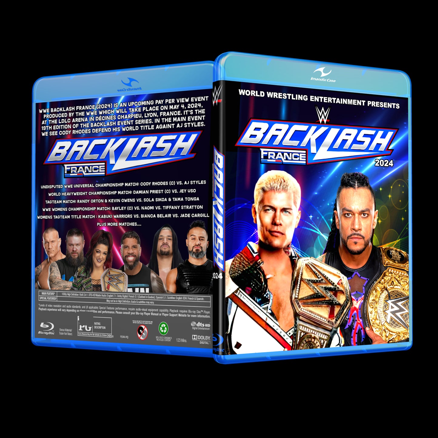 WWE Backlash France Blu-ray 2024