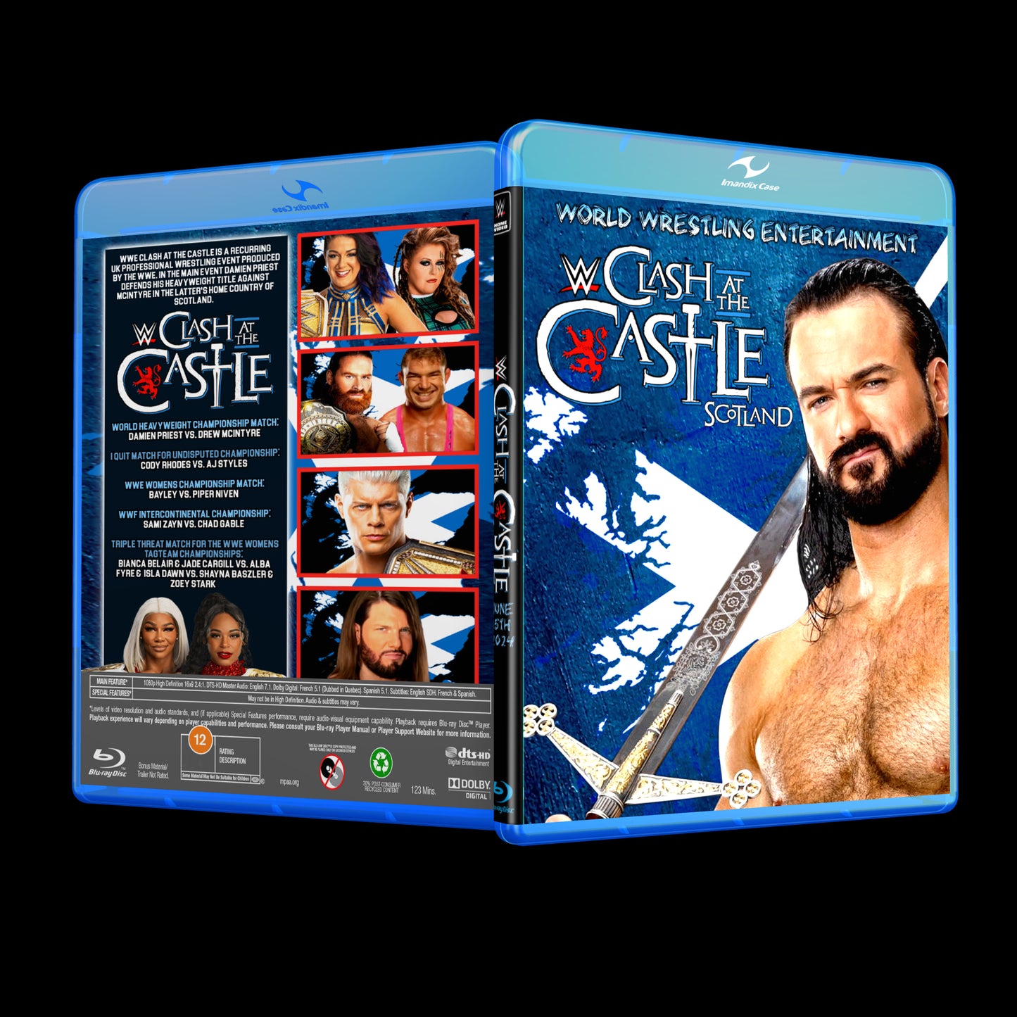 WWE Clast At The Castle Blu-ray 2024