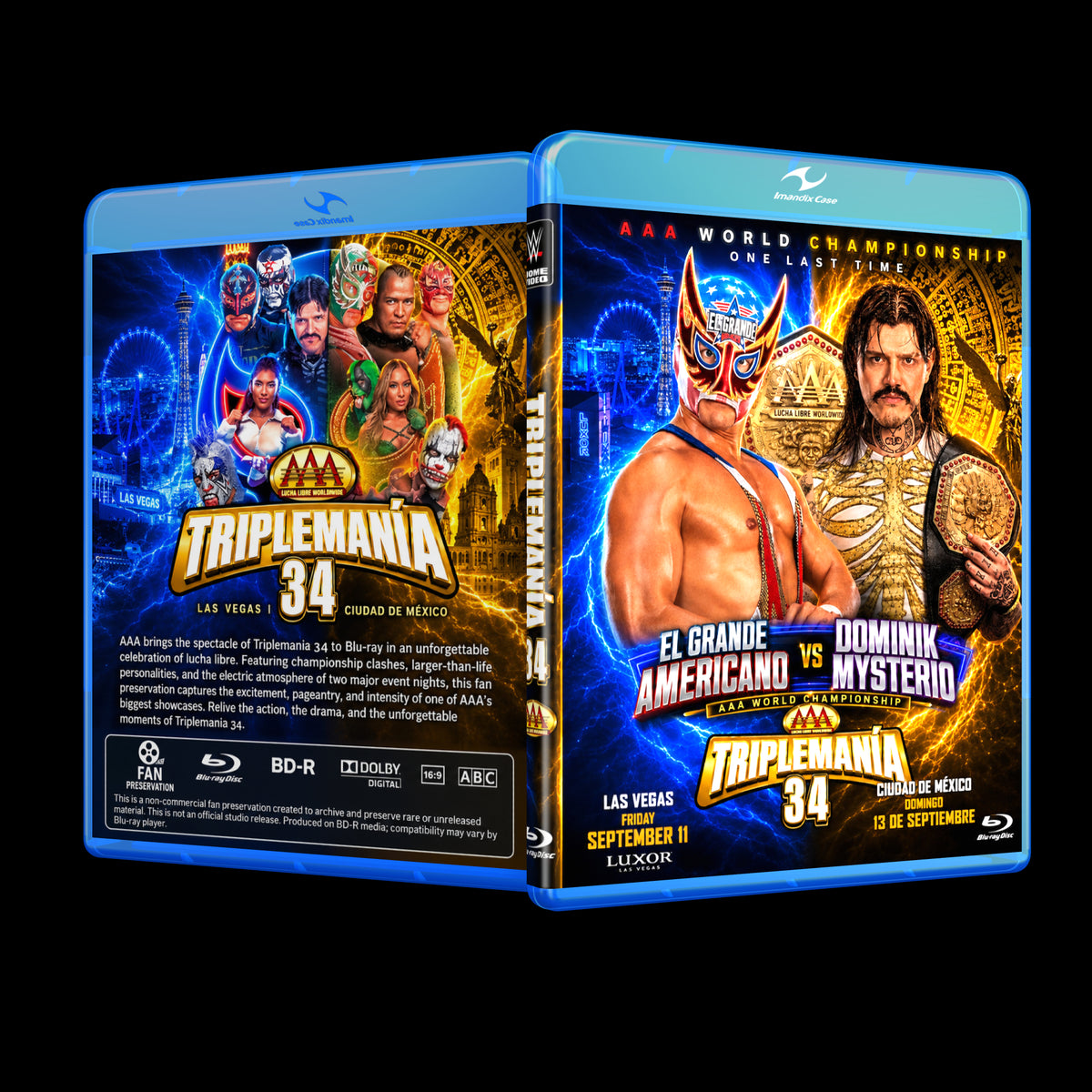 WWE & Lucha Libre AAA Present: Triplemanía 34 (2-Disc Collector's Set)