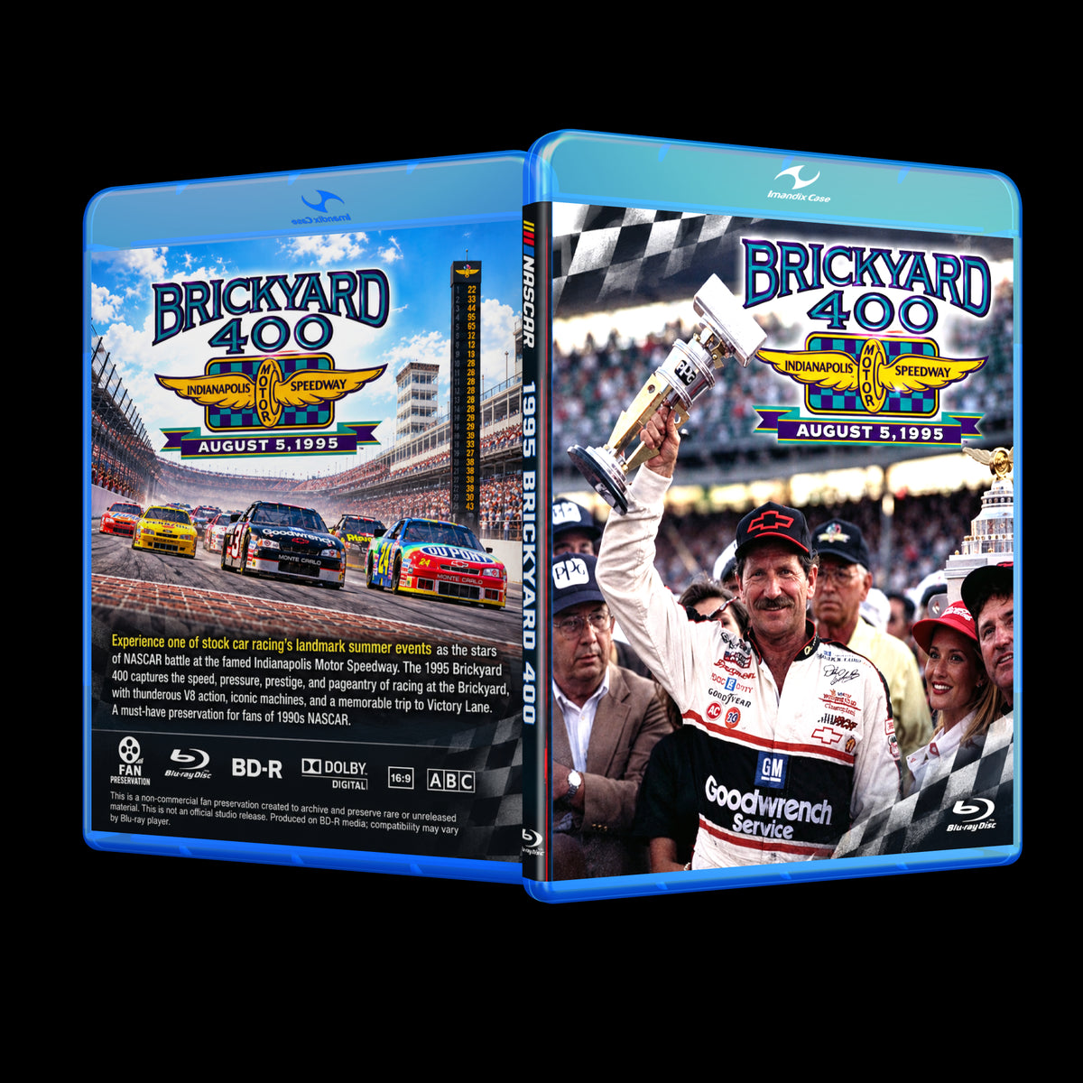 1995 Brickyard 400 Complete Broadcast Qualifying Blu-ray