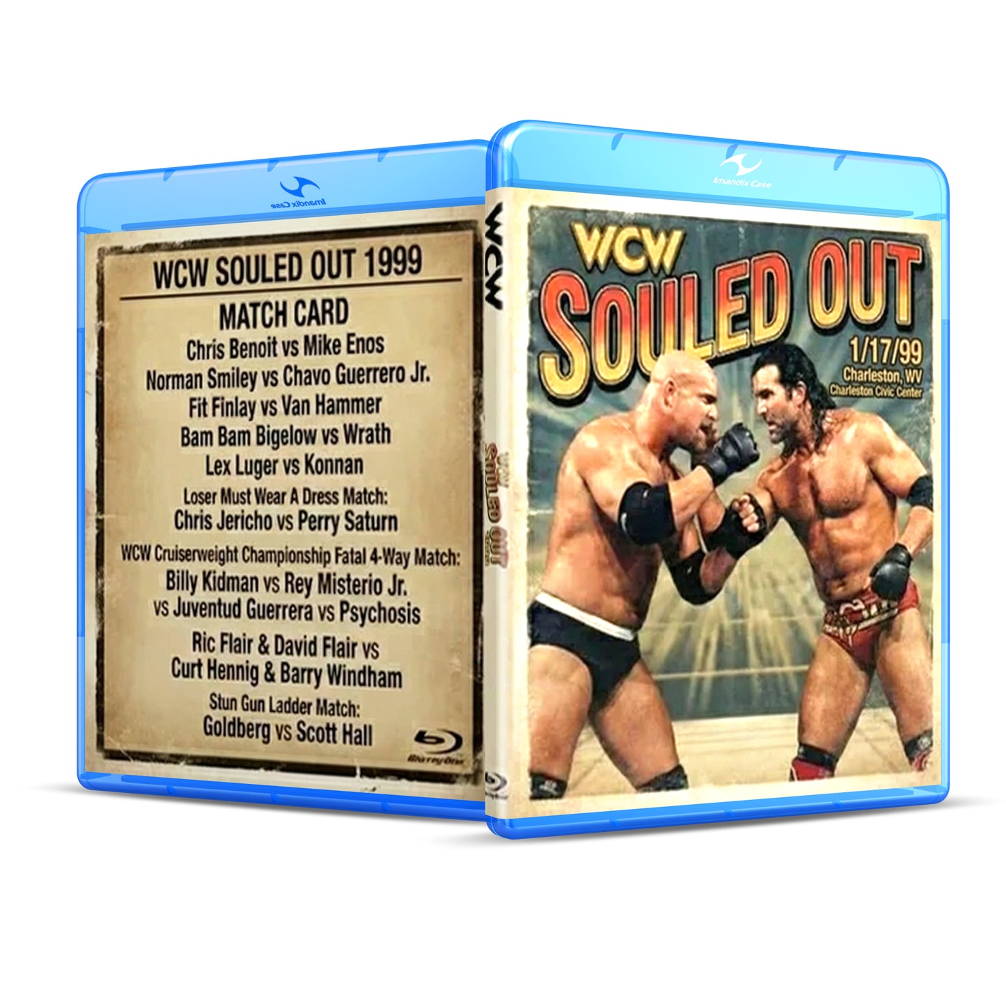 1/17/99 -  WCW Souled Out PPV  Blu Ray