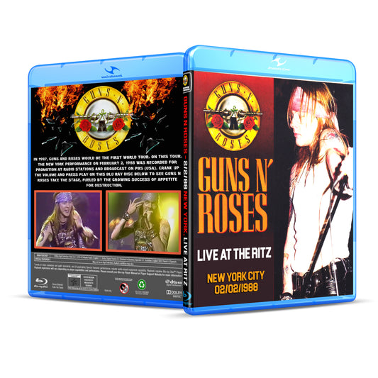 Guns N Roses - Live At The Ritz Blu Ray 2/2/88 New York MTV