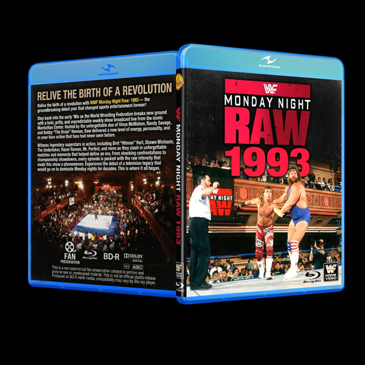 1993 WWF Raw 4 Disc Set