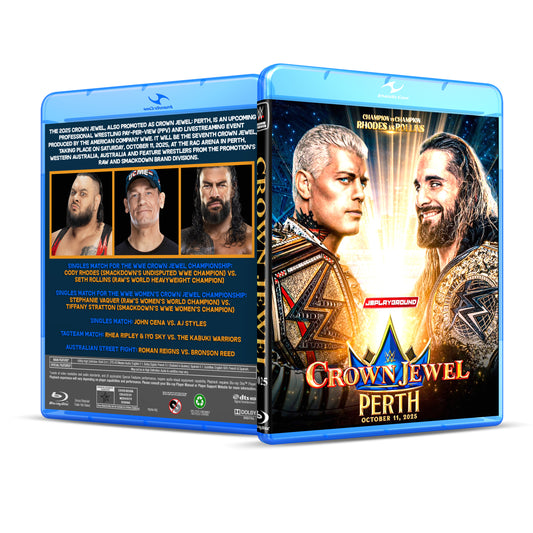 WWE Crown Jewel 2025 – Blu-ray Fan Preservation Edition