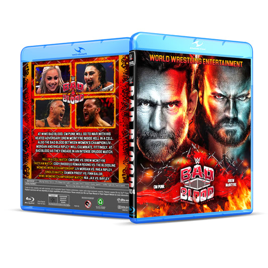 WWE Bad Blood 2024 Blu Ray PLE