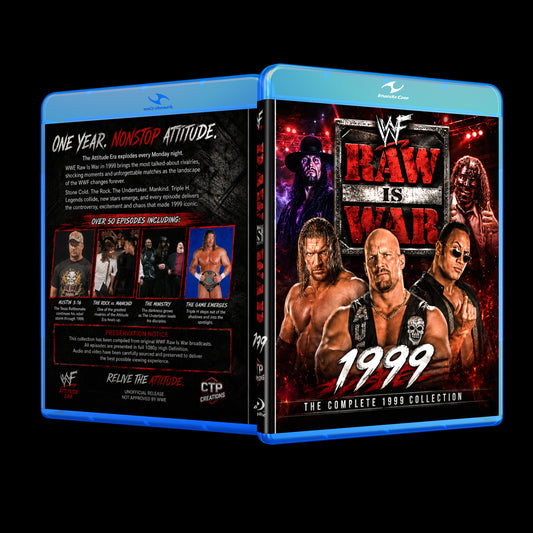 1999 WWF Raw 4 Disc Set