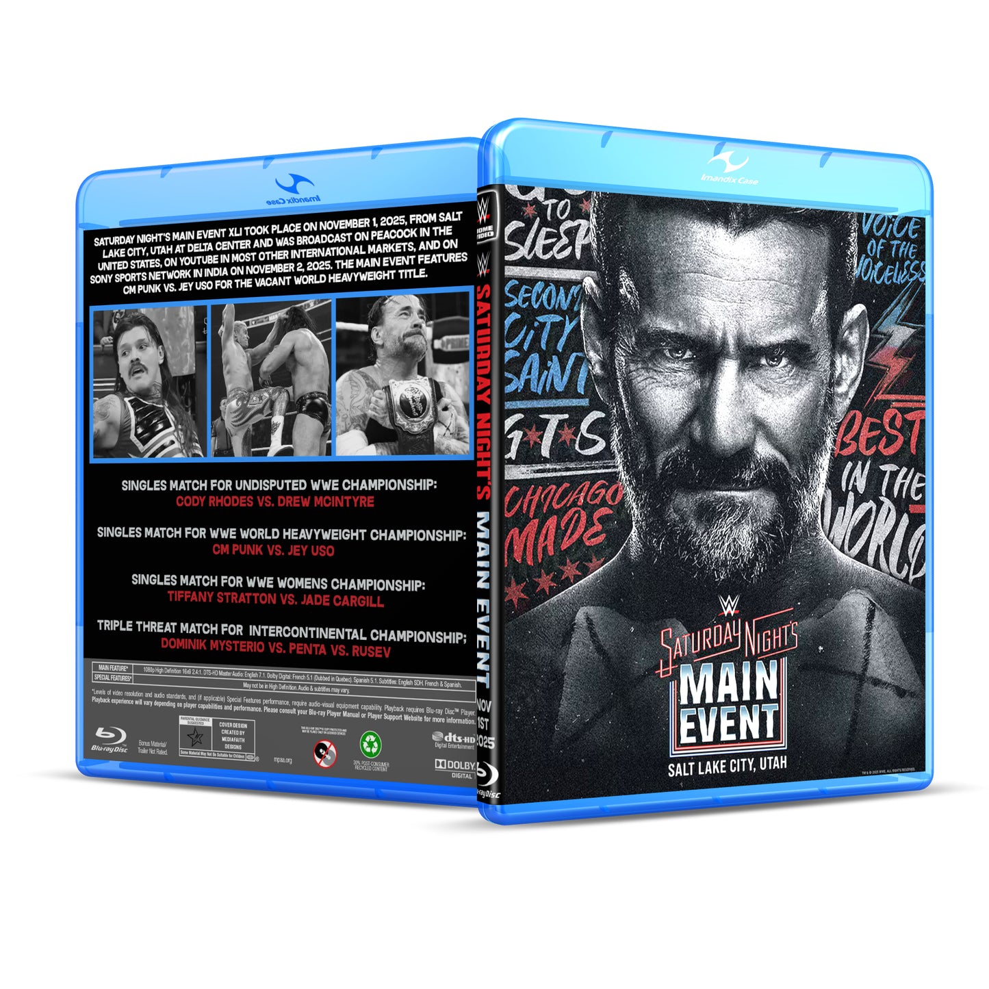 WWE Saturday Night’s Main Event — November 1, 2025 (Blu-ray)