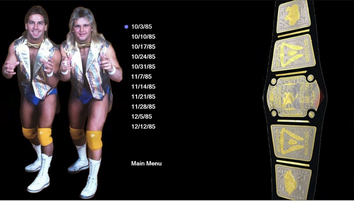 1985 Mid-South Wrestling – Blu-ray 4 Disc Set