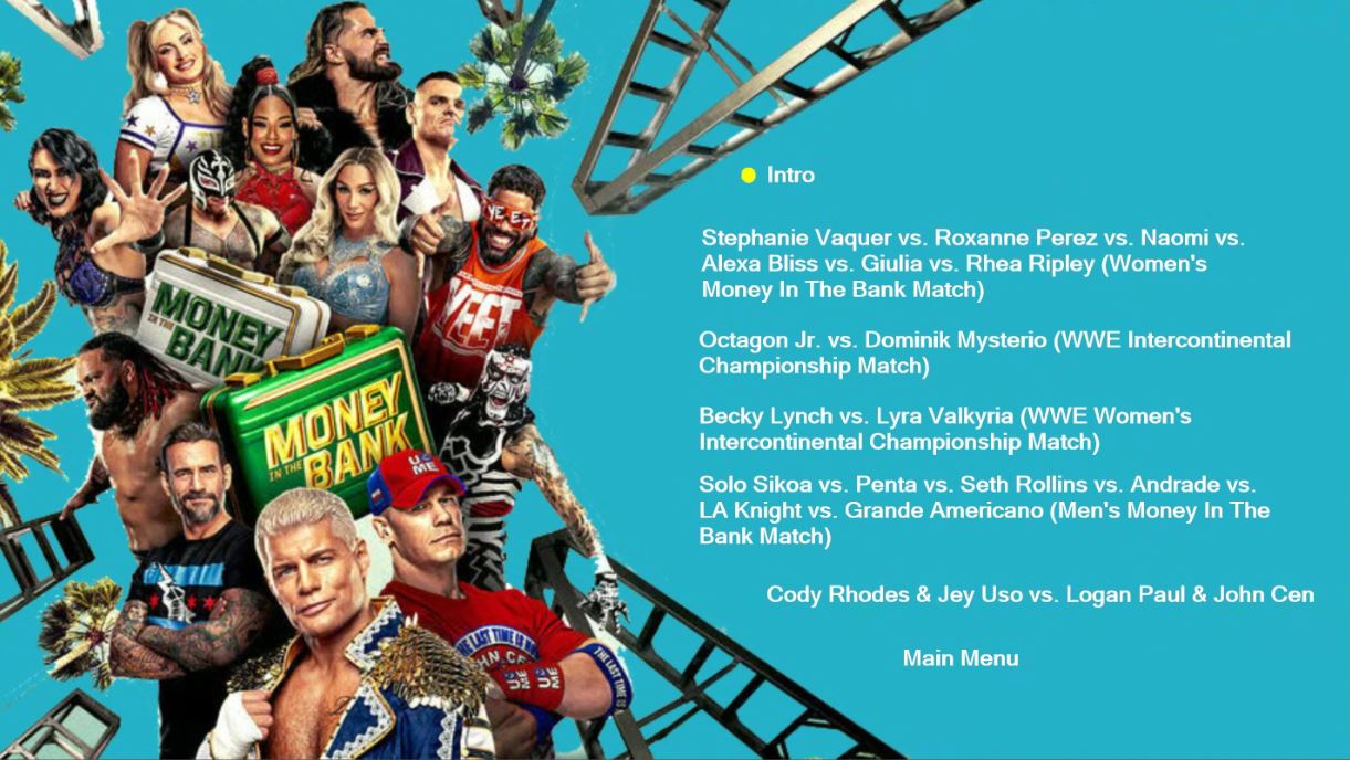6/7/25 WWE Money in the Bank 2025 – Blu‑ray