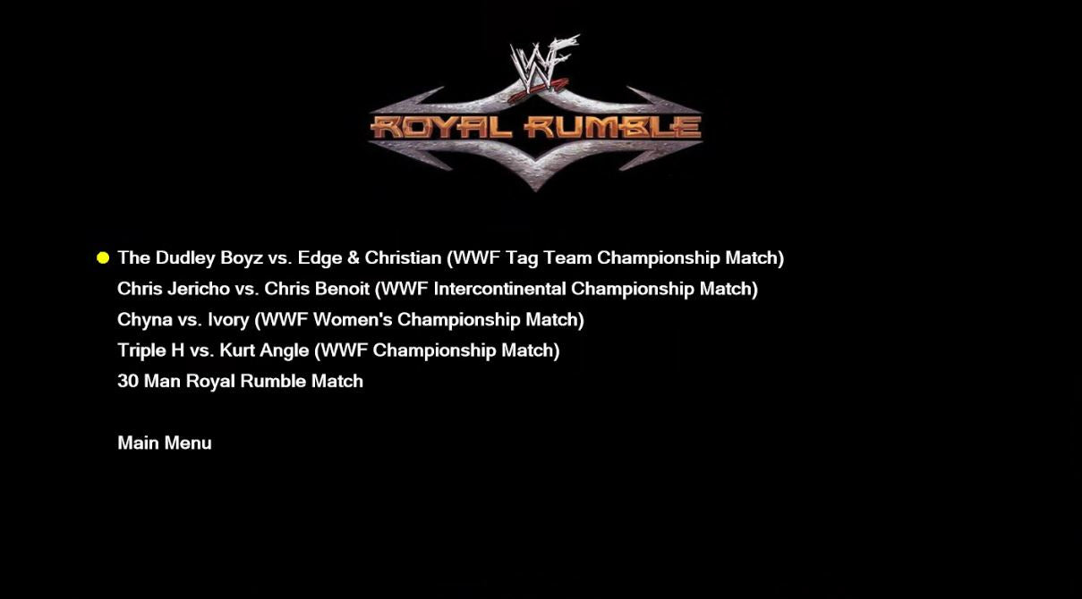 WWF Royal Rumble 2001