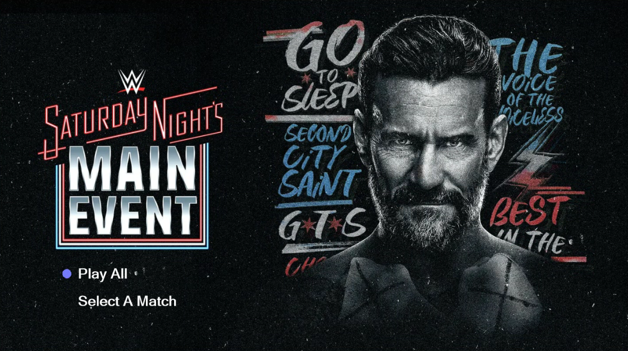 WWE Saturday Night’s Main Event — November 1, 2025 (Blu-ray)