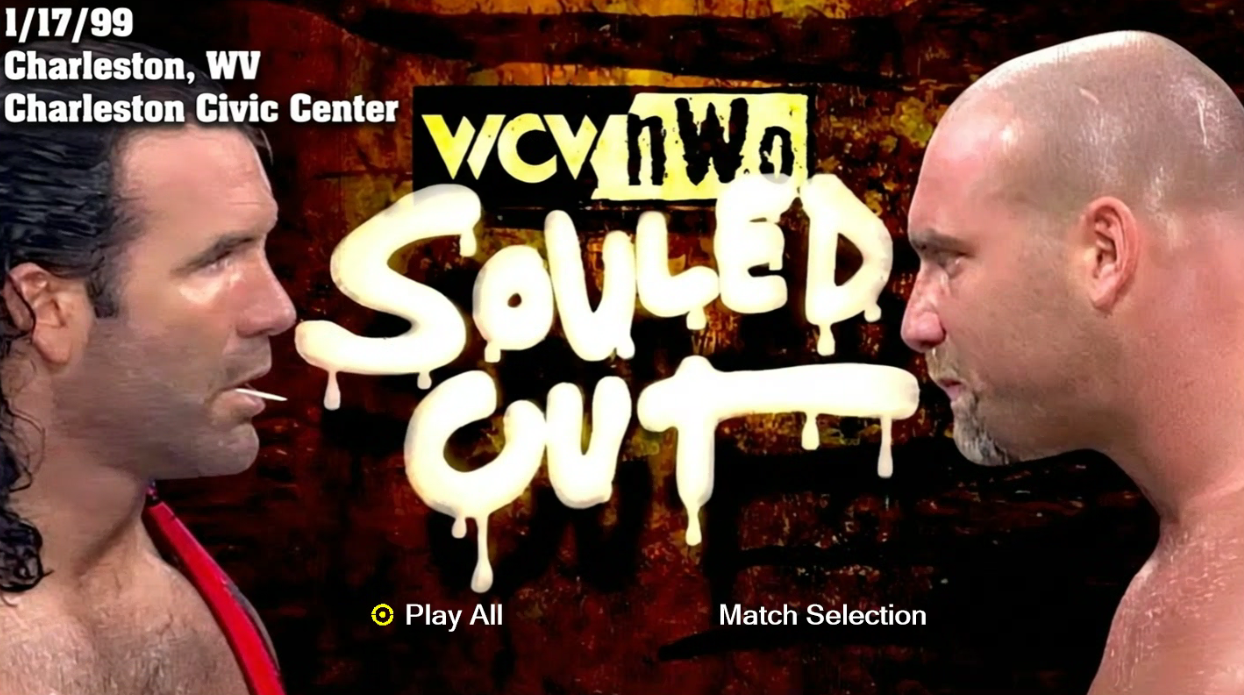 1/17/99 -  WCW Souled Out PPV  Blu Ray