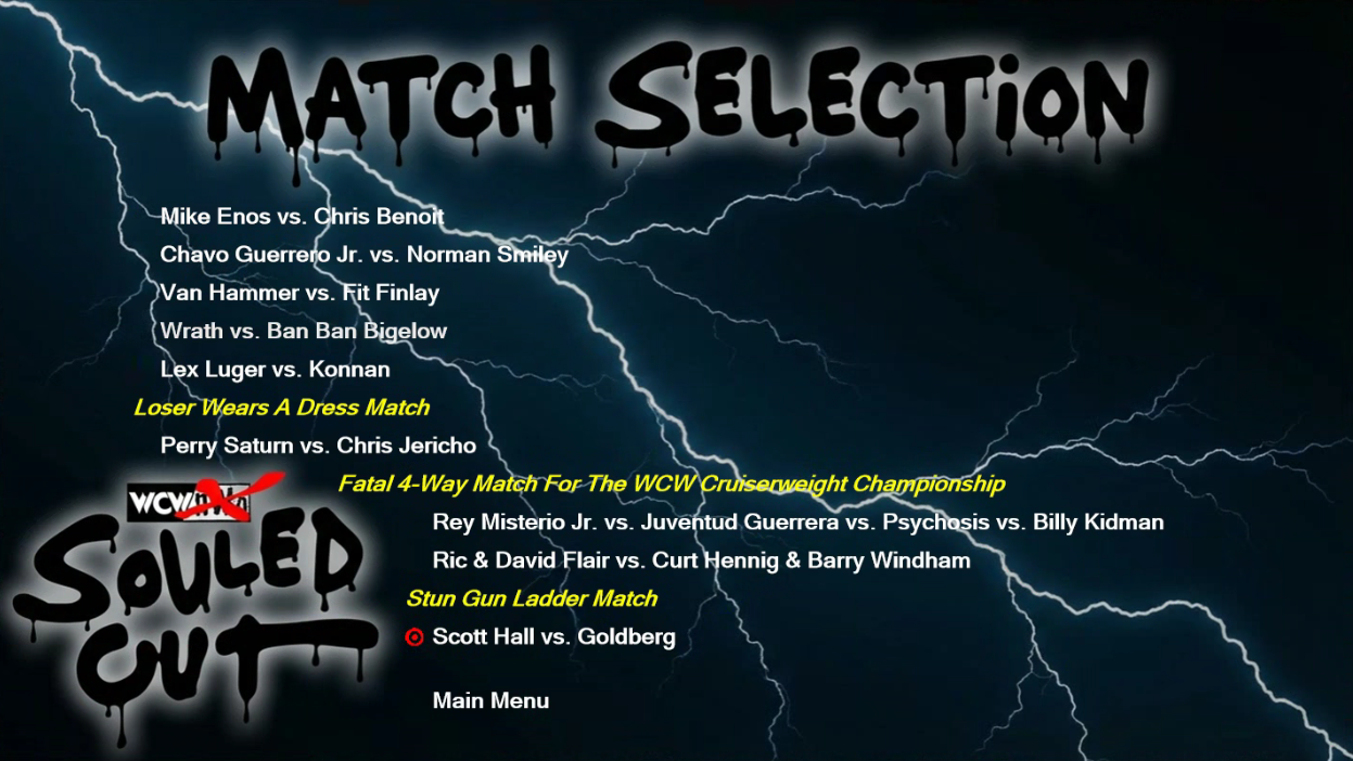 1/17/99 -  WCW Souled Out PPV  Blu Ray