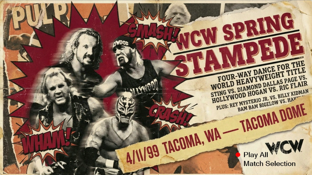 4/11/99 - WCW Spring Stampede 1999 Blu Ray