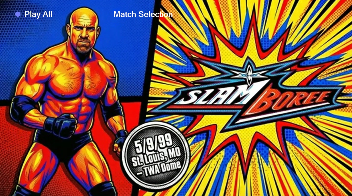 5/9/99 - WCW Slamboree PPV Blu Ray