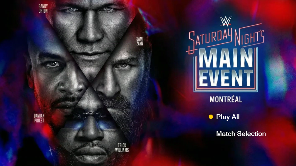 WWE Saturday Night’s Main Event – January 24, 2026 (Blu‑ray Fan Preservation)