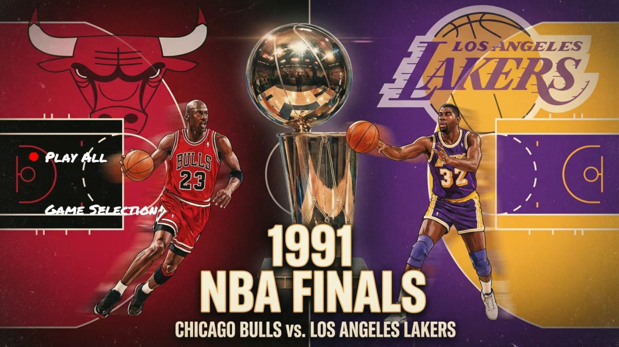 NBA Finals - Lakers vs. Bulls 1991