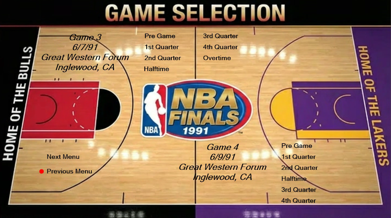 NBA Finals - Lakers vs. Bulls 1991