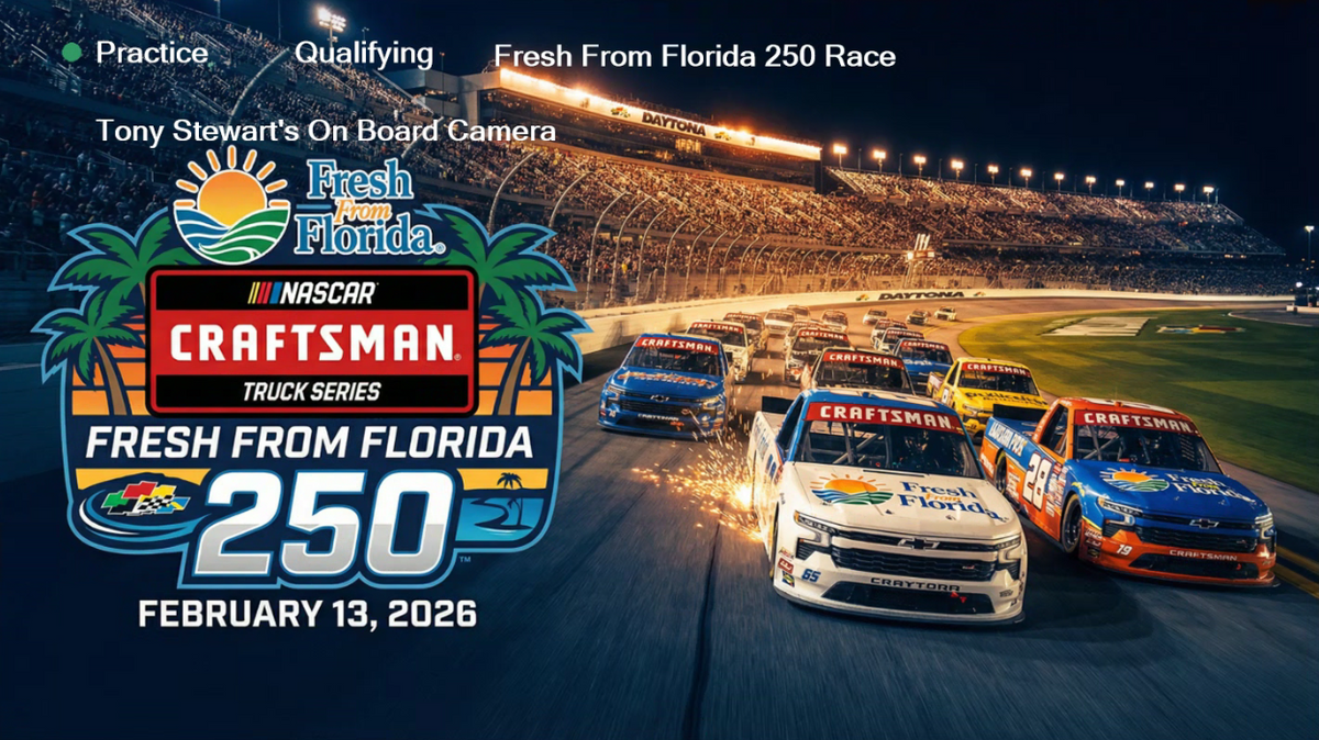 2026 NASCAR Truck Series Fresh From Florida 250 Blu-Ray