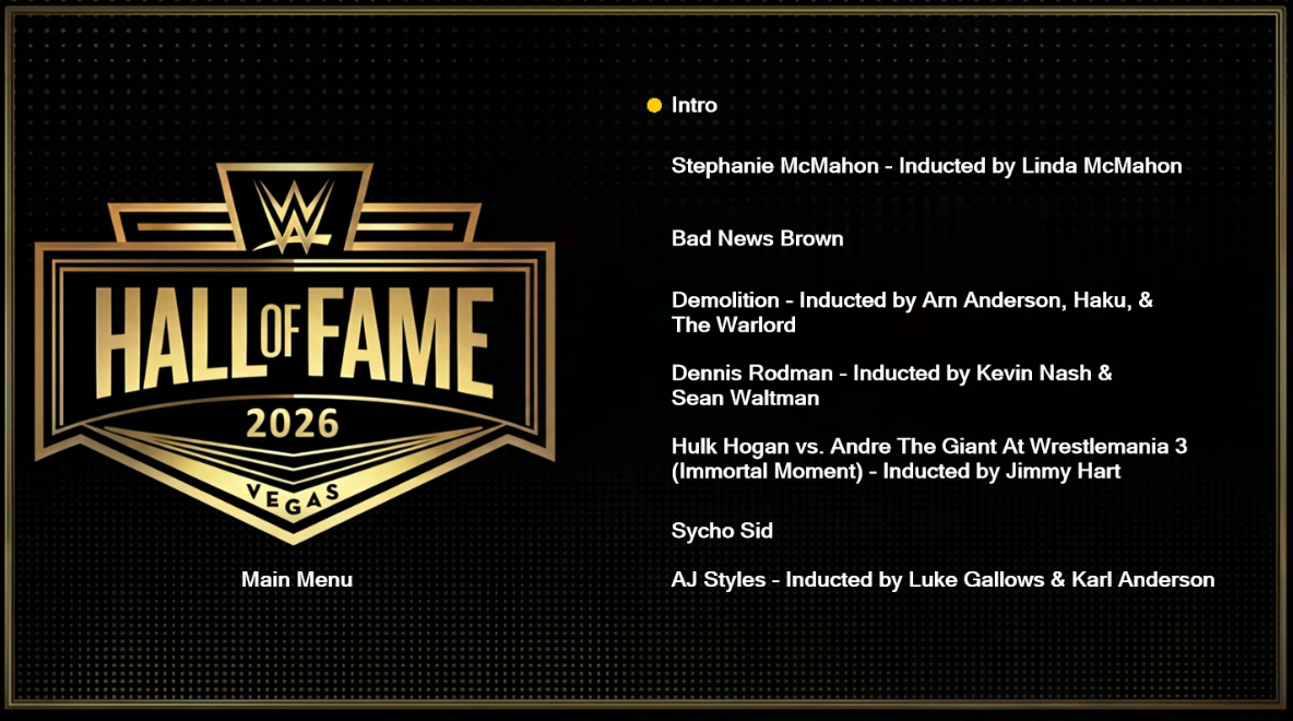 WWE Hall of Fame 2026