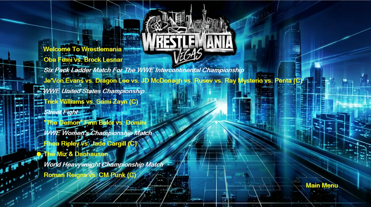 2026 WrestleMania 42 WWE PLE (Both Nights)