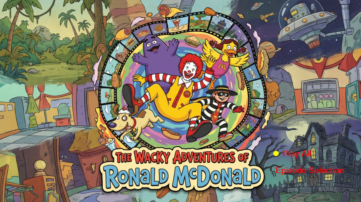The Wacky Adventures of Ronald McDonald: The Complete Series – 1998-2003 (Direct-to-Video VHS Transfer)