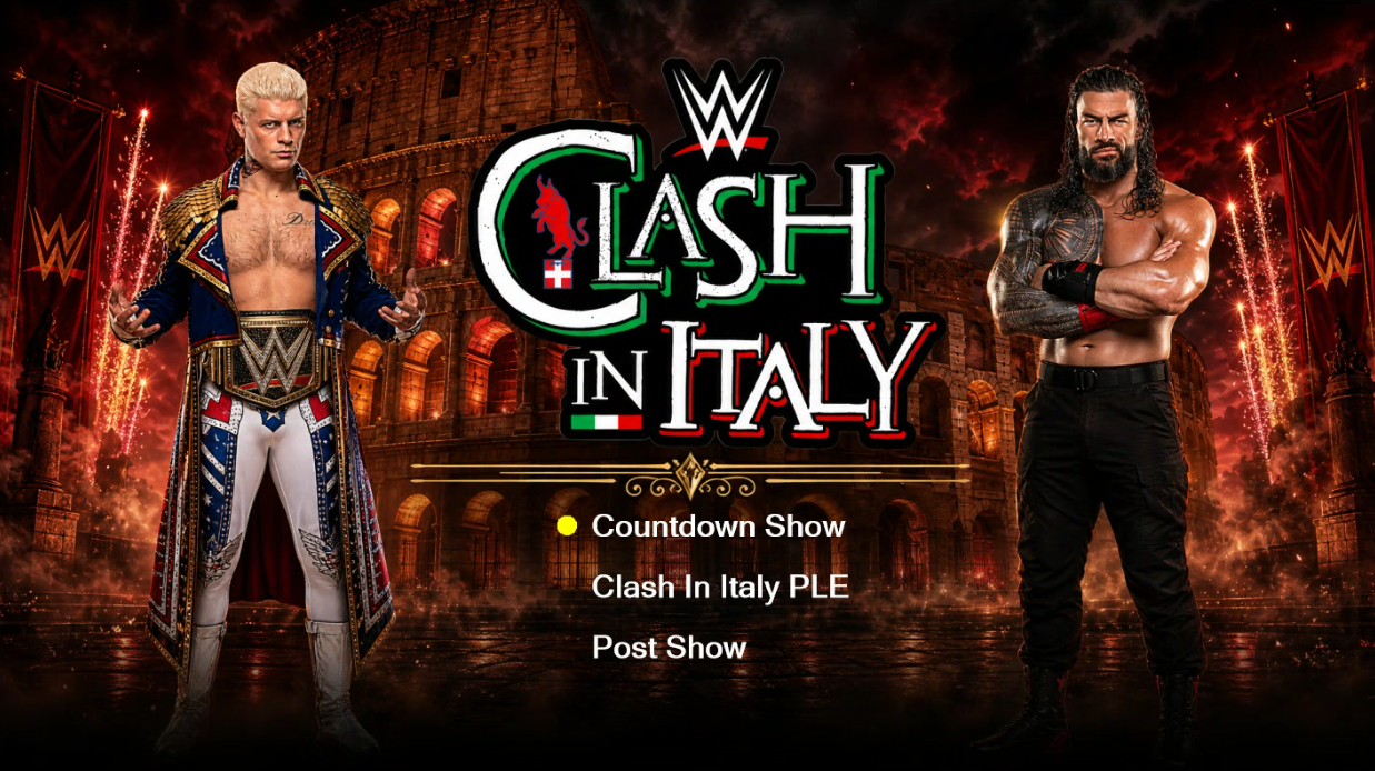 WWE Clash in Italy 2026