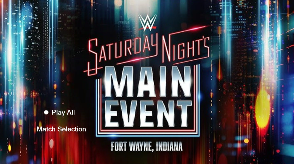 WWE Saturday Night’s Main Event – May 23, 2026 (Blu-ray)