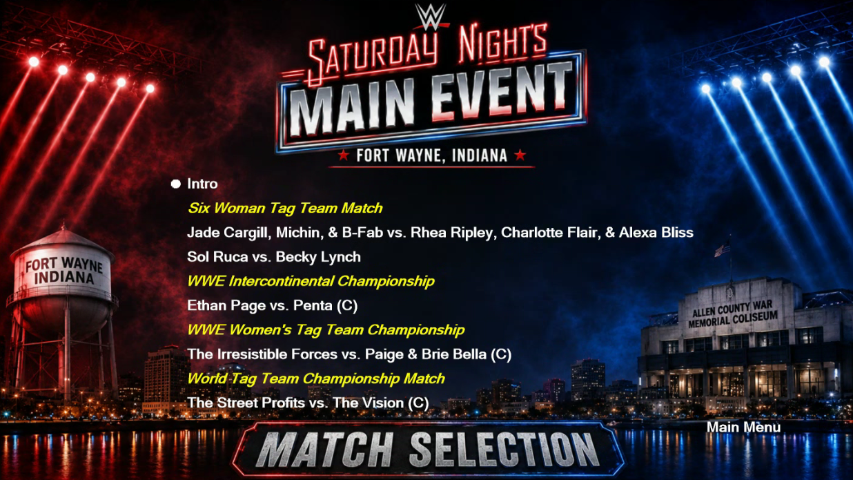 WWE Saturday Night’s Main Event – May 23, 2026 (Blu-ray)