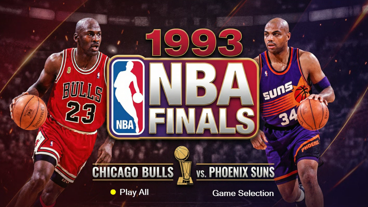 1993 NBA Fianls Chicago Bulls vs. Phoenix Suns