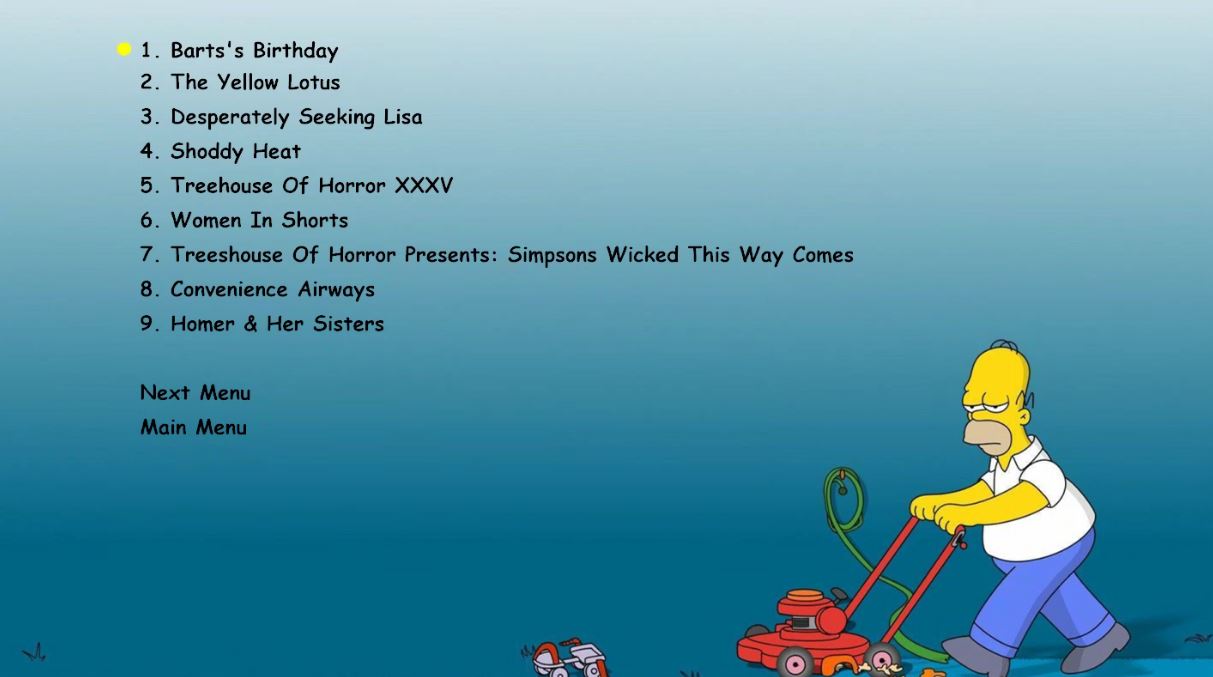 The Simpson Season 36 Blu Ray