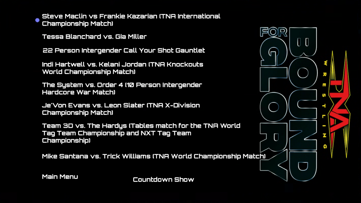 TNA Bound For Glory – Blu-ray (Fan Preservation Edition)