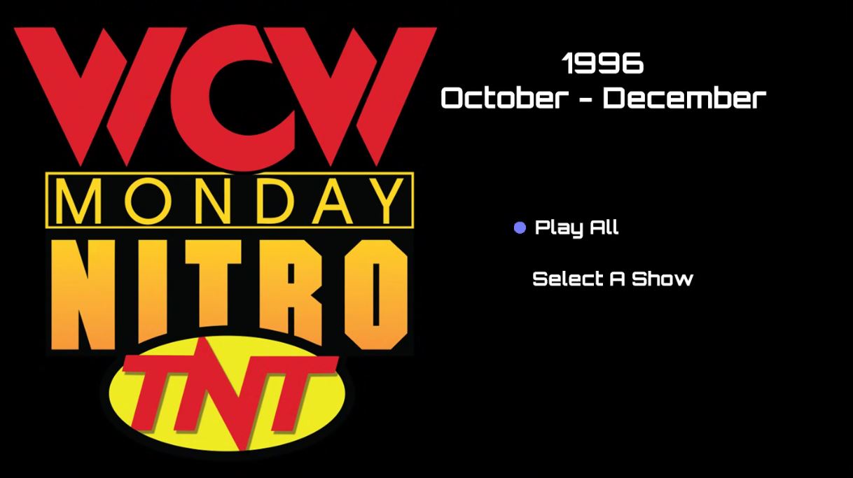 WCW Nitro 1996: 4-Disc Blu-ray Set