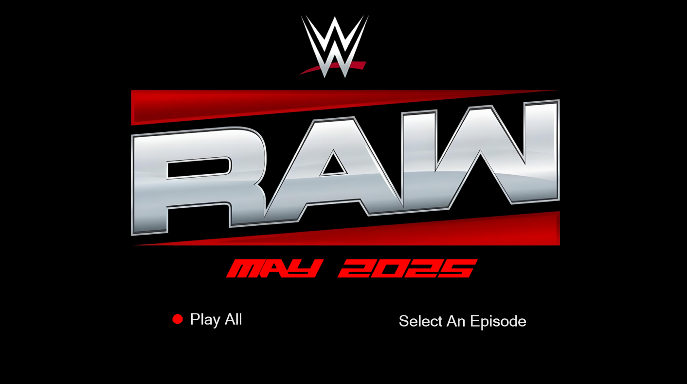 WWE Raw For The Month Of May Blu Ray All Shows