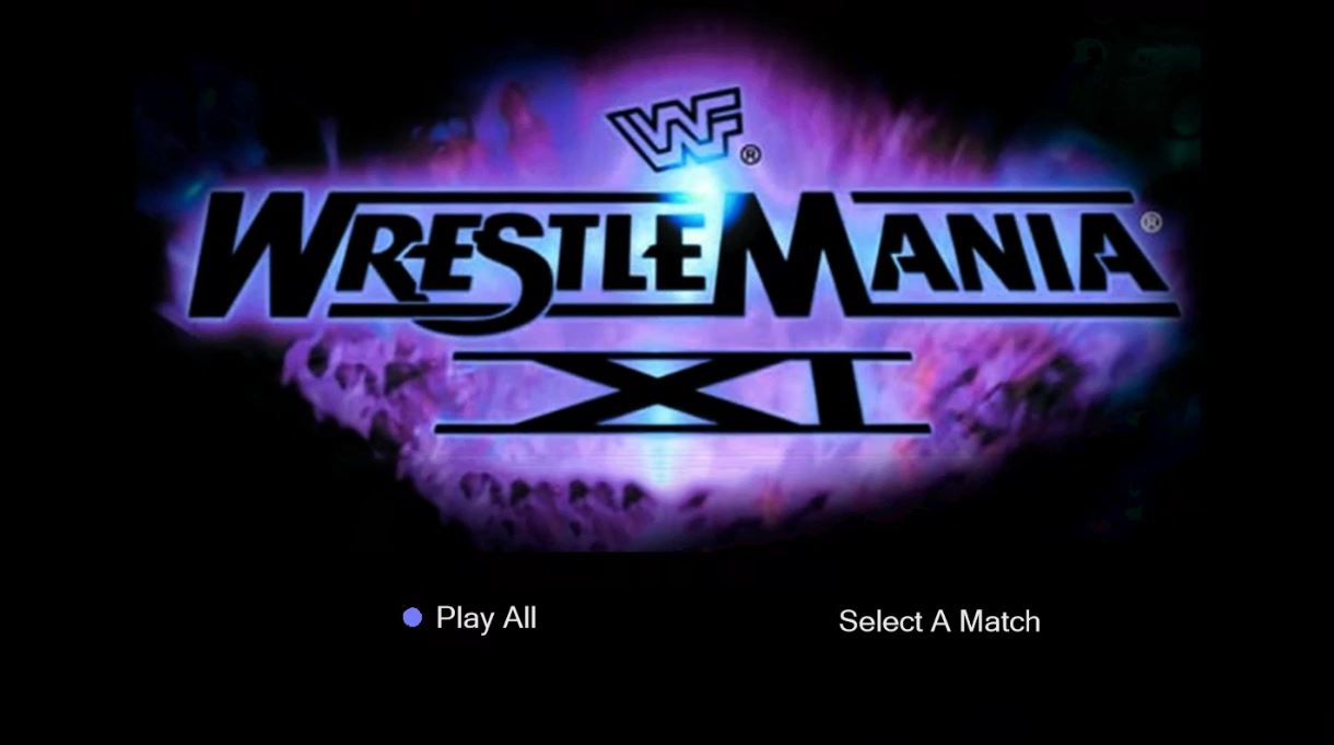 Wrestlemania XI on Blu Ray