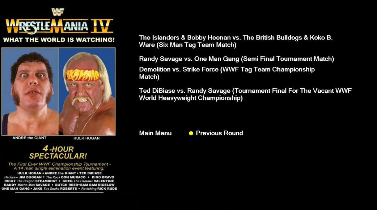 WrestleMania IV – The Complete Event