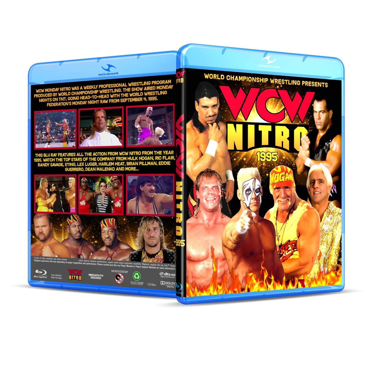 WCW Monday Night Nitro 1995 Complete Season Blu Ray Set (2 Discs)