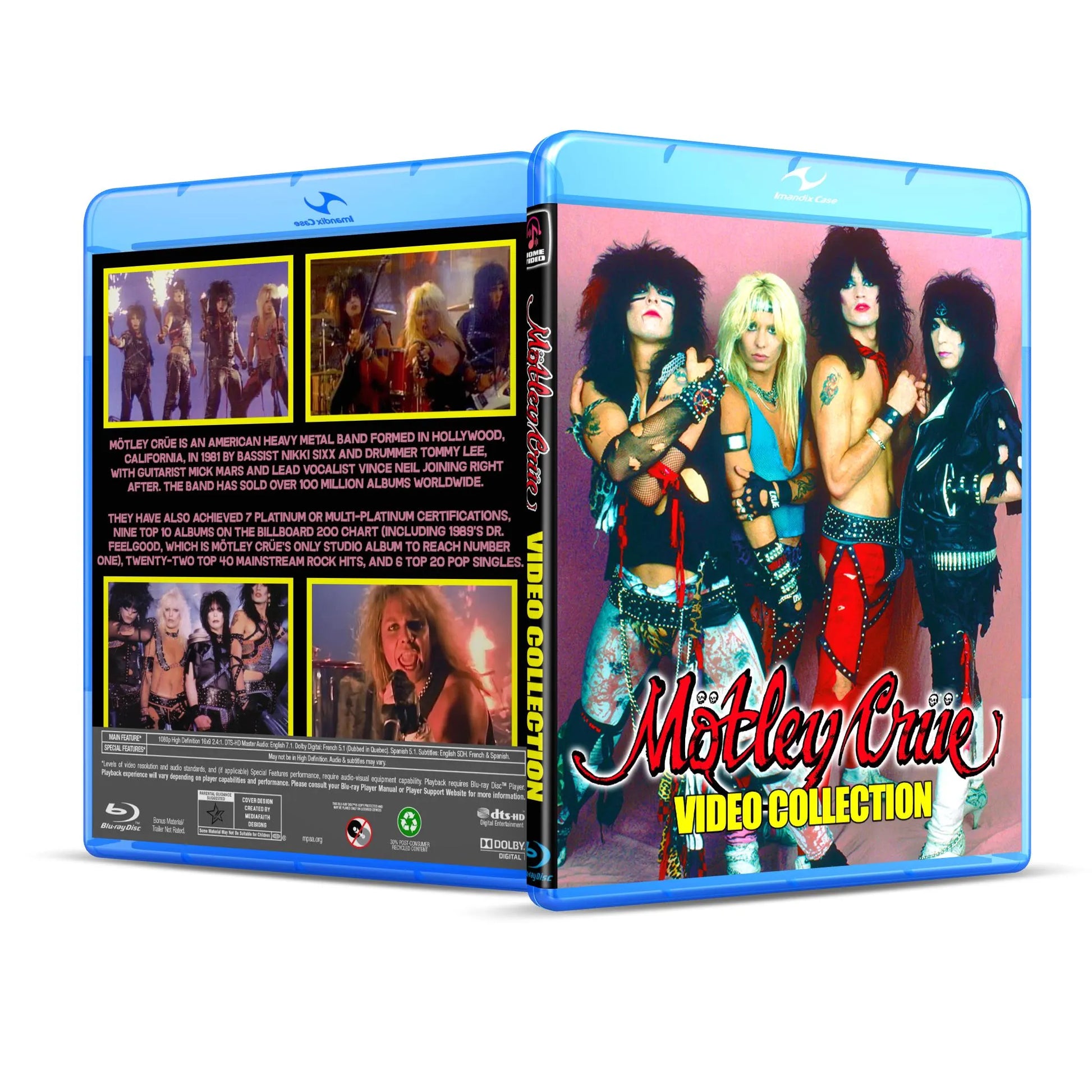 Motley Crue Video Collection Blu Ray MTV Catalog The Past