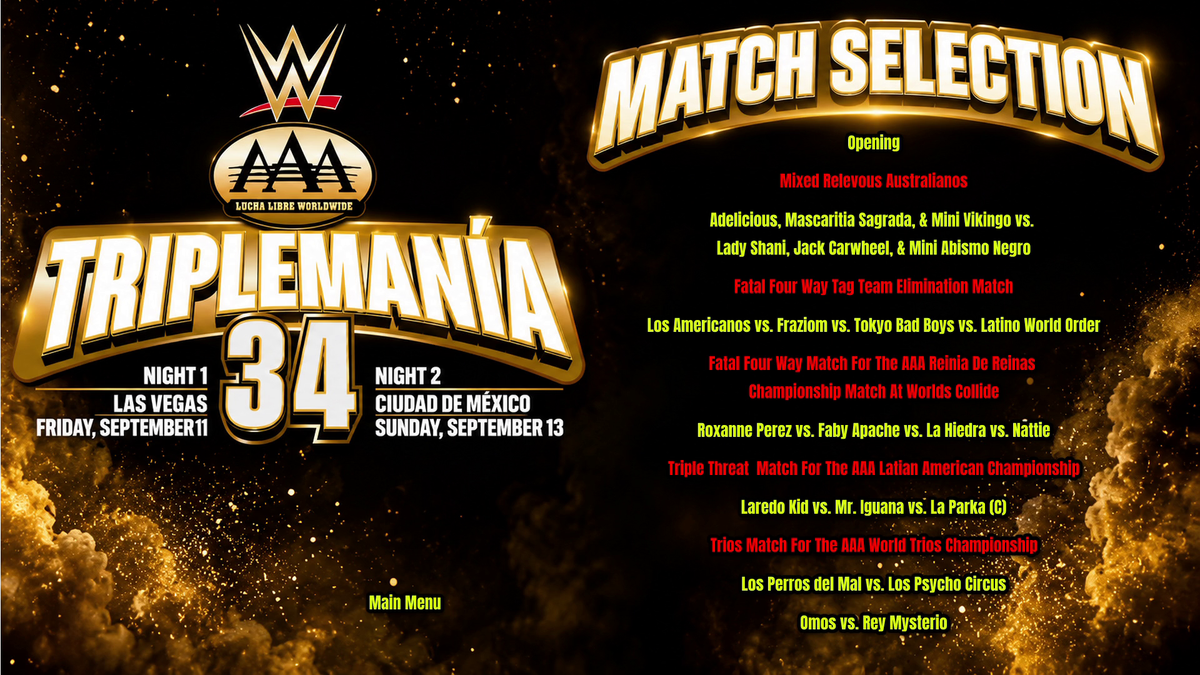 WWE & Lucha Libre AAA Present: Triplemanía 34 (2-Disc Collector's Set)