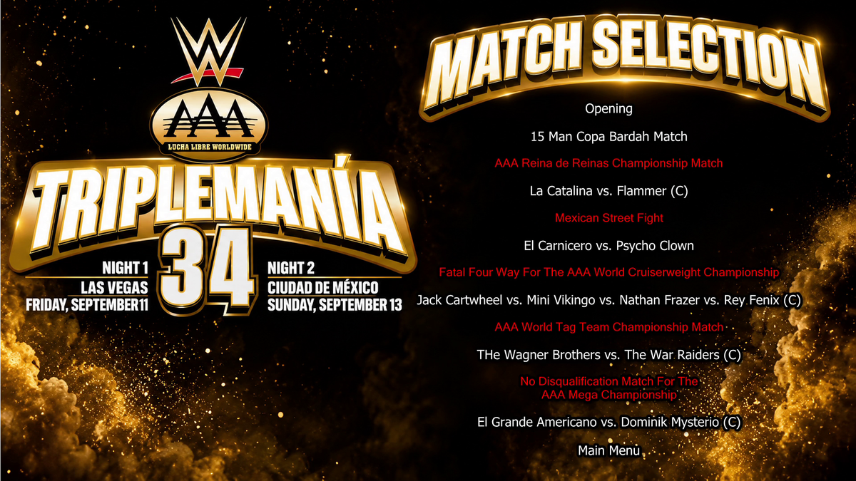 WWE & Lucha Libre AAA Present: Triplemanía 34 (2-Disc Collector's Set)