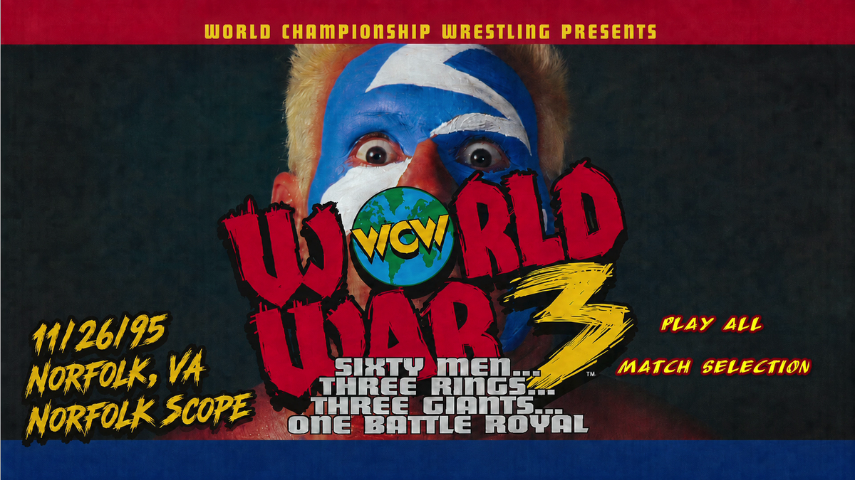 WCW World War 3 (1995) – The Inaugural 3-Ring Battle Royal!