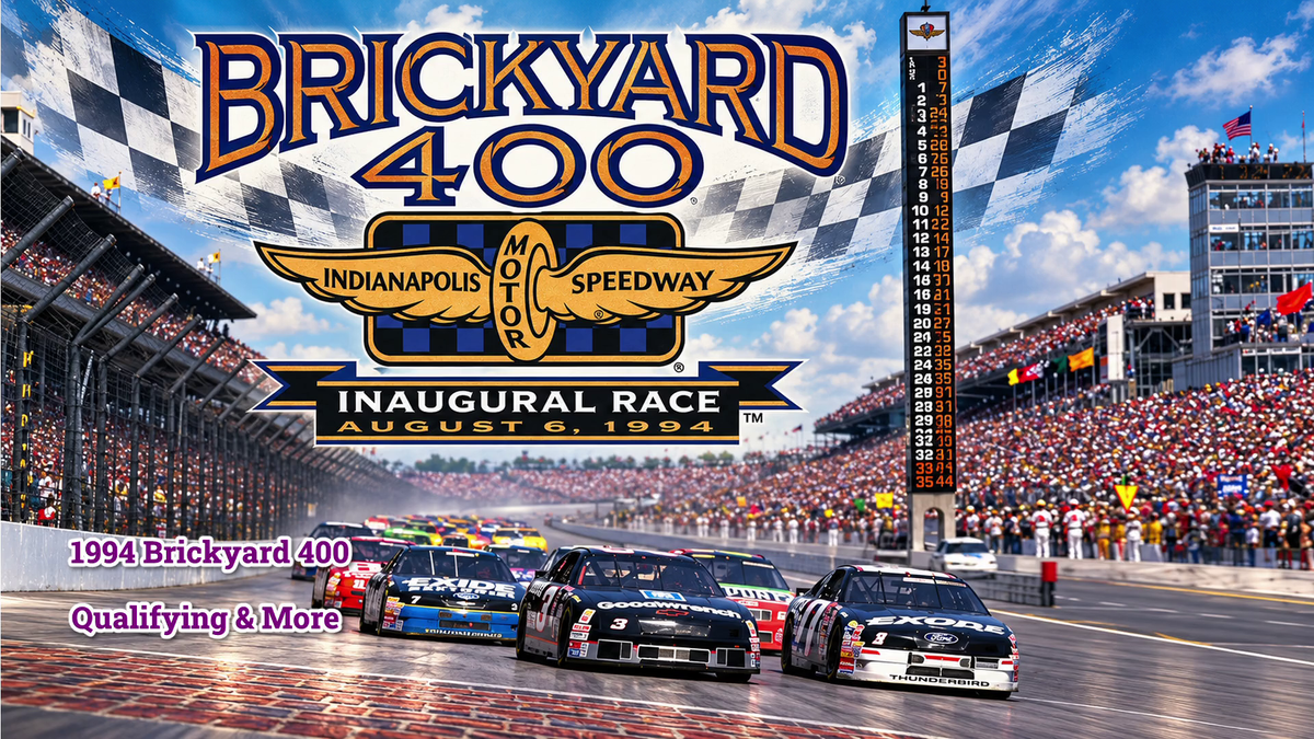 1994 Brickyard 400 Complete Broadcast Blu-ray