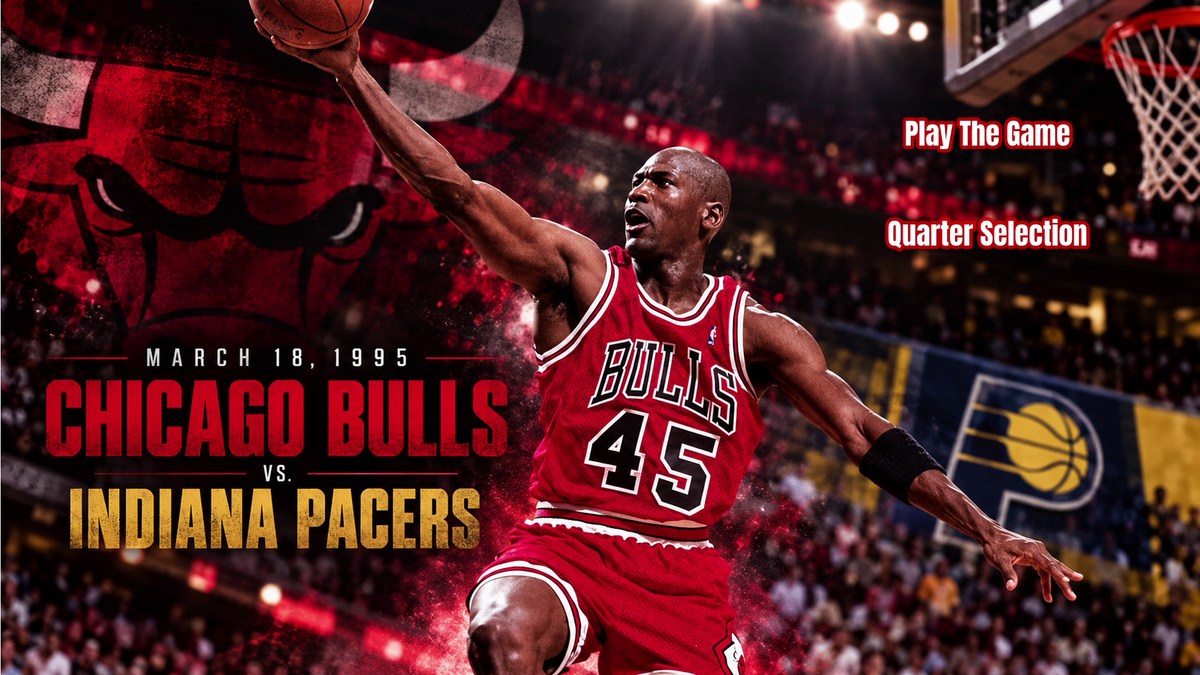 March 19, 1995: Bulls vs. Pacers Complete Broadcast – Jordan’s Return – Blu-ray