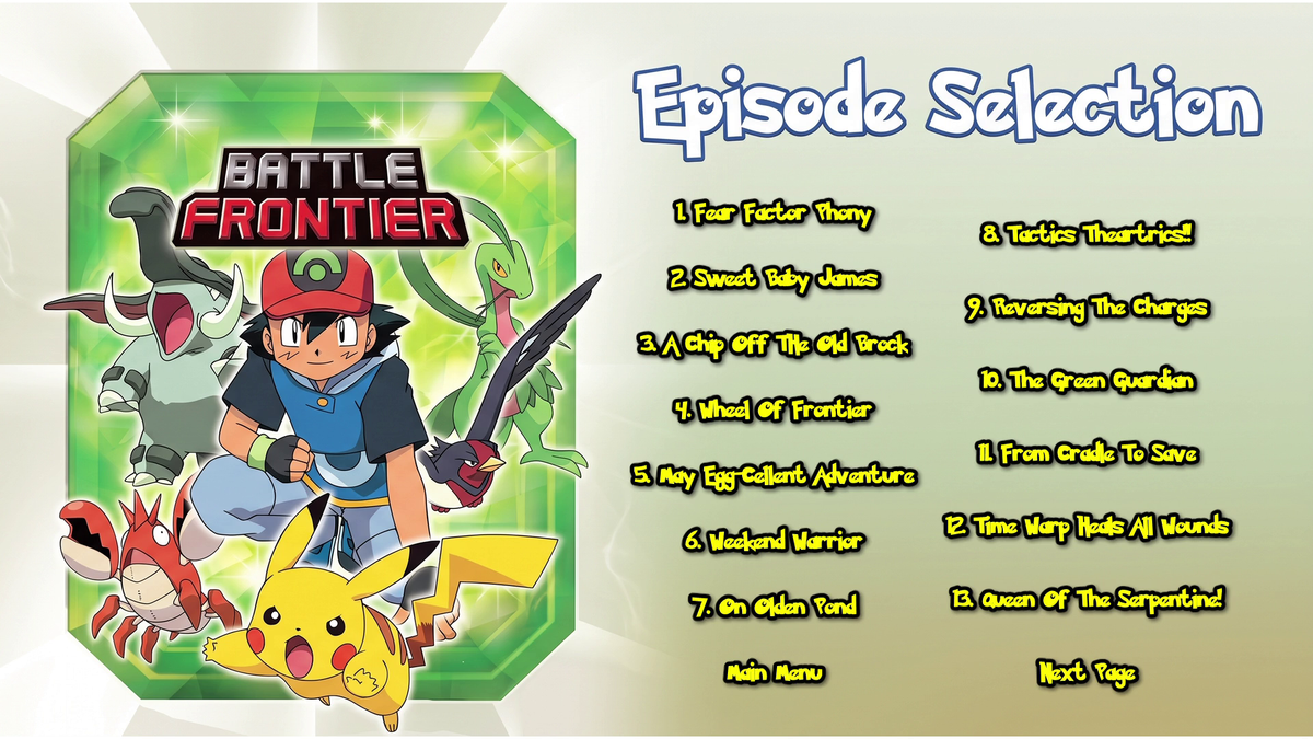 Pokémon: Battle Frontier – The Complete Season 9 (2-Disc Blu-ray Set)