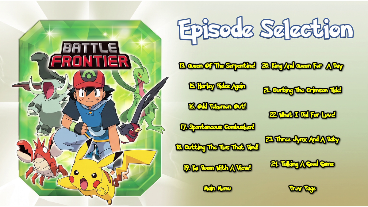 Pokémon: Battle Frontier – The Complete Season 9 (2-Disc Blu-ray Set)