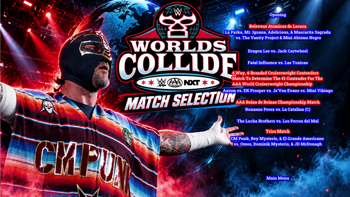 WWE/AAA Worlds Collide 2026  Blu-ray